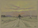 Weg bei Sonnenuntergang - Marie-Joseph Léon Clavel Iwill — Ansicht des Kunstwerks