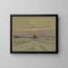 Weg bei Sonnenuntergang - Marie-Joseph Léon Clavel Iwill — gerahmtes Bild an der Wand