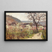 Das Dorf Beure bei Besançon - Marie-Victor-Émile Isenbart — gerahmtes Bild an der Wand