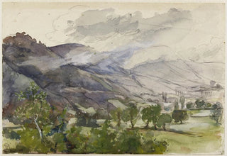 Marie Bracquemond - Paysage montagneux.webp