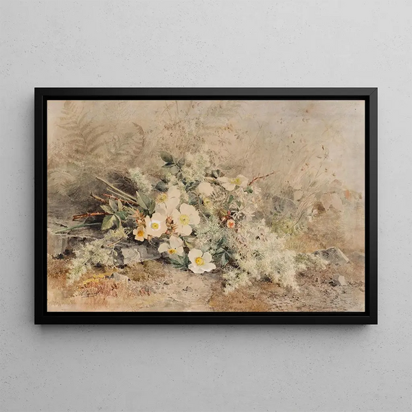 Marie Egner - Ein Strauss mit Wildrosen.webp