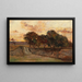 Landschaftsstück - Marie Egner — gerahmtes Bild an der Wand