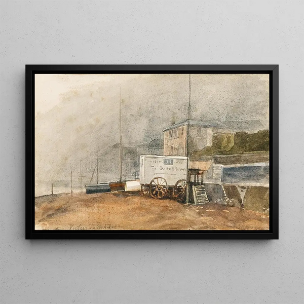 Marie Egner - Ventnor on the Isle of Wight in fog.webp