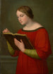 Ein Mädchen liest die Bibel - Marie Ellenrieder — Ansicht des Kunstwerks