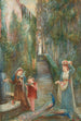 Nachmittag im Garten Colonna - Marie Spartali Stillman — Ansicht des Kunstwerks