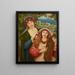 L'enfance de sainte Cécile - Marie Spartali Stillman — gerahmtes Bild an der Wand
