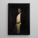 Porträt von Caroline Segond-Weber 1867-1945 Mitglied der Comédie-Française in der Rolle von Danielo aus La Reine Fiammette von Catulle Mendès - Marie Villedieu — gerahmtes Bild an der Wand