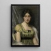 Portrait einer Frau - Marie Wandscheer — gerahmtes Bild an der Wand