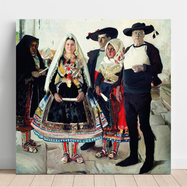 Reproduktion des Gemäldes Braut Lagarteran - Joaquín Sorolla