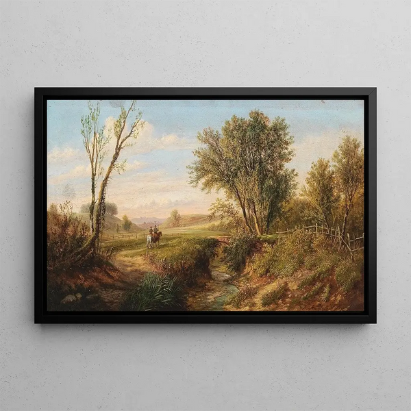Marinus Adrianus Koekkoek - Riders in a Vast Landscape.webp