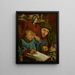 Steuererheber - Marinus van Reymerswaele — gerahmtes Bild an der Wand