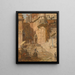 Bénarès 1913 - Marius Bauer — gerahmtes Bild an der Wand