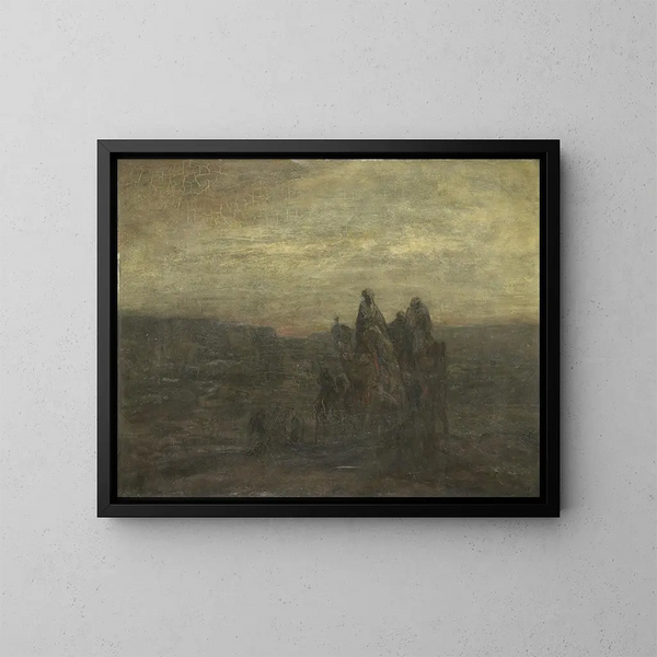 Karawane - Marius Bauer — gerahmtes Bild an der Wand