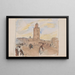 Moschee Koutoubia in Marrakesch - Marius Bauer — gerahmtes Bild an der Wand