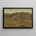 Landschaft mit Berg in Ägypten - Marius Bauer — gerahmtes Bild an der Wand