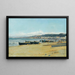 Das Viertel des Bahnhofs Agfa gesehen vom Tivoli-Strand, Algier - Marius Reynaud — gerahmtes Bild an der Wand