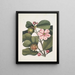 Cenchramidea Arbor saxis nascens c Le Balsam Tree - Mark Catesby — gerahmtes Bild an der Wand