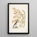 Gramen Myloicophoron Oxyphyllon Carolinianum L'avoine de bord de mer Alauda gutture flavo L'alouette - Mark Catesby — gerahmtes Bild an der Wand