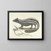 Bilder von Fischen, Schlangen, Insekten und anderen Tieren sowie einiger Pflanzen Pl062 - Mark Catesby — gerahmtes Bild an der Wand