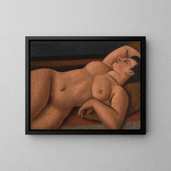 Akt - Mark Gertler — gerahmtes Bild an der Wand