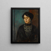 Portrait der Künstlerin Schwester Sophie - Mark Gertler — gerahmtes Bild an der Wand