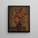 Stillleben mit Vase und Blumen - Mark Gertler — gerahmtes Bild an der Wand