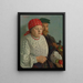 Die Frau Apfel und ihr Ehemann - Mark Gertler — gerahmtes Bild an der Wand