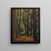 Bäume in Garsington - Mark Gertler — gerahmtes Bild an der Wand