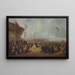 L'ouverture des hauts fourneaux à Seaham - Mark Thompson — gerahmtes Bild an der Wand