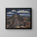 Cimetière du Nouveau-Mexique - Marsden Hartley — gerahmtes Bild an der Wand