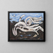 Holztreibgut-Gemälde am Bagaduce - Marsden Hartley — gerahmtes Bild an der Wand