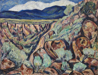 Landschaft des New Mexico - Marsden Hartley — Ansicht des Kunstwerks