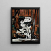 Chutes du ruisseau Smelt - Marsden Hartley — gerahmtes Bild an der Wand