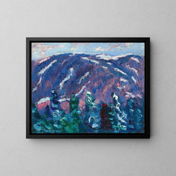 Chansons d'hiver n° 3 - Marsden Hartley — gerahmtes Bild an der Wand