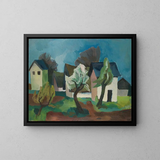 Baum in Blüte II - Martel Schwichtenberg — gerahmtes Bild an der Wand