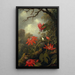 Kolibri und Passiflora - Martin Johnson Heade — gerahmtes Bild an der Wand