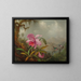 Orchideen und Kolibris - Martin Johnson Heade — gerahmtes Bild an der Wand