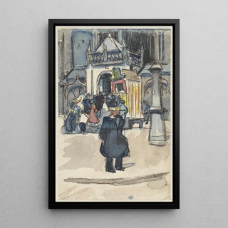 Martin Monnickendam - Poppenkast op de Dam voor de Nieuwe Kerk.webp