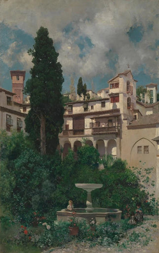 Martin Rico y Ortega - A Spanish Garden.webp