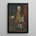 Carl Gustaf Tessin 1695-1770 - Martin van Meytens — gerahmtes Bild an der Wand