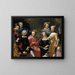 Familiengruppe - Martin van Meytens — gerahmtes Bild an der Wand