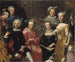 Ulrika Lovisa Tessin, Carl Gustaf Tessin, Erik Sparre, Johan Gabriel Sack, Nils Bielke, Eva Bielke und Hedvig Elisabet Sack - Martin van Meytens — Ansicht des Kunstwerks
