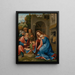 L'Adoration des bergers - Martino Piazza da Lodi — gerahmtes Bild an der Wand