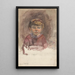 Portrait eines Kindes von vorne - Martinus van Andringa — gerahmtes Bild an der Wand
