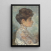 Portrait von Lizzy im Profil nach rechts - Martinus van Andringa — gerahmtes Bild an der Wand