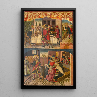 Martn de Soria - Saint Christopher Taking Leave of the King Who Feared Satan Saint Christopher and His Converts.webp