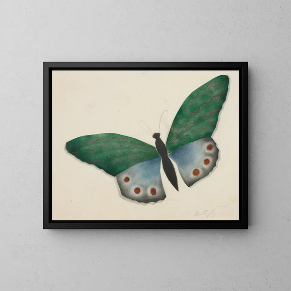 Schmetterling - Mary Altha Nims — gerahmtes Bild an der Wand