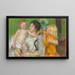 Nach dem Bad - Mary Cassatt — gerahmtes Bild an der Wand