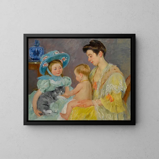Mary Cassatt - Children Playing with a Cat.webp