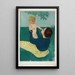 Unter der Kastanie - Mary Cassatt — gerahmtes Bild an der Wand